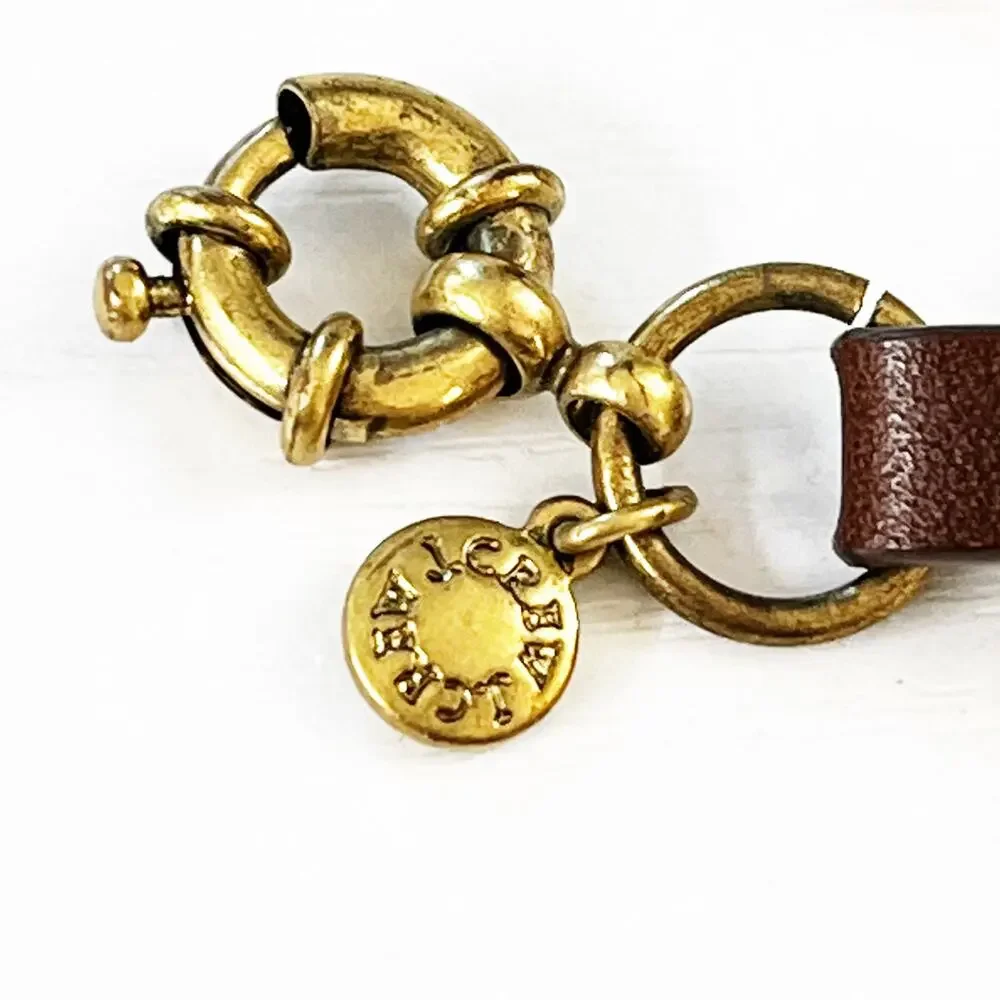 J. Crew Leather Statement Necklace